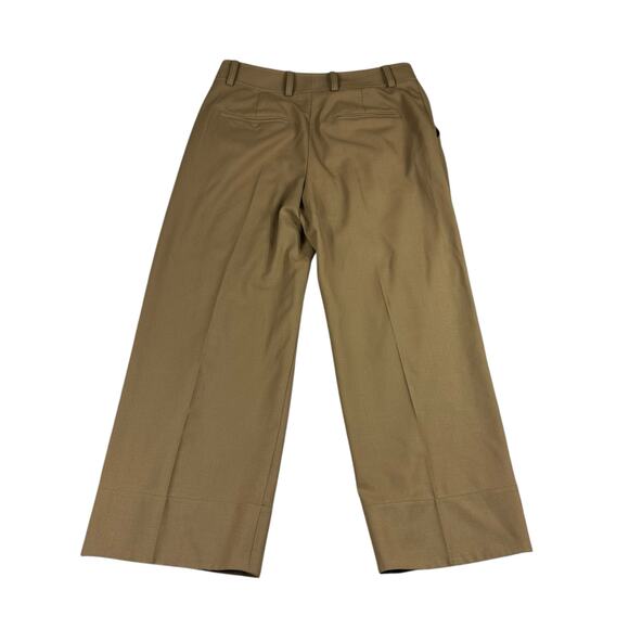 CLUB MONACO Brown Wool Blend Wide Leg Trouser Pants Women's Size 10 Career - Picture 2 of 8